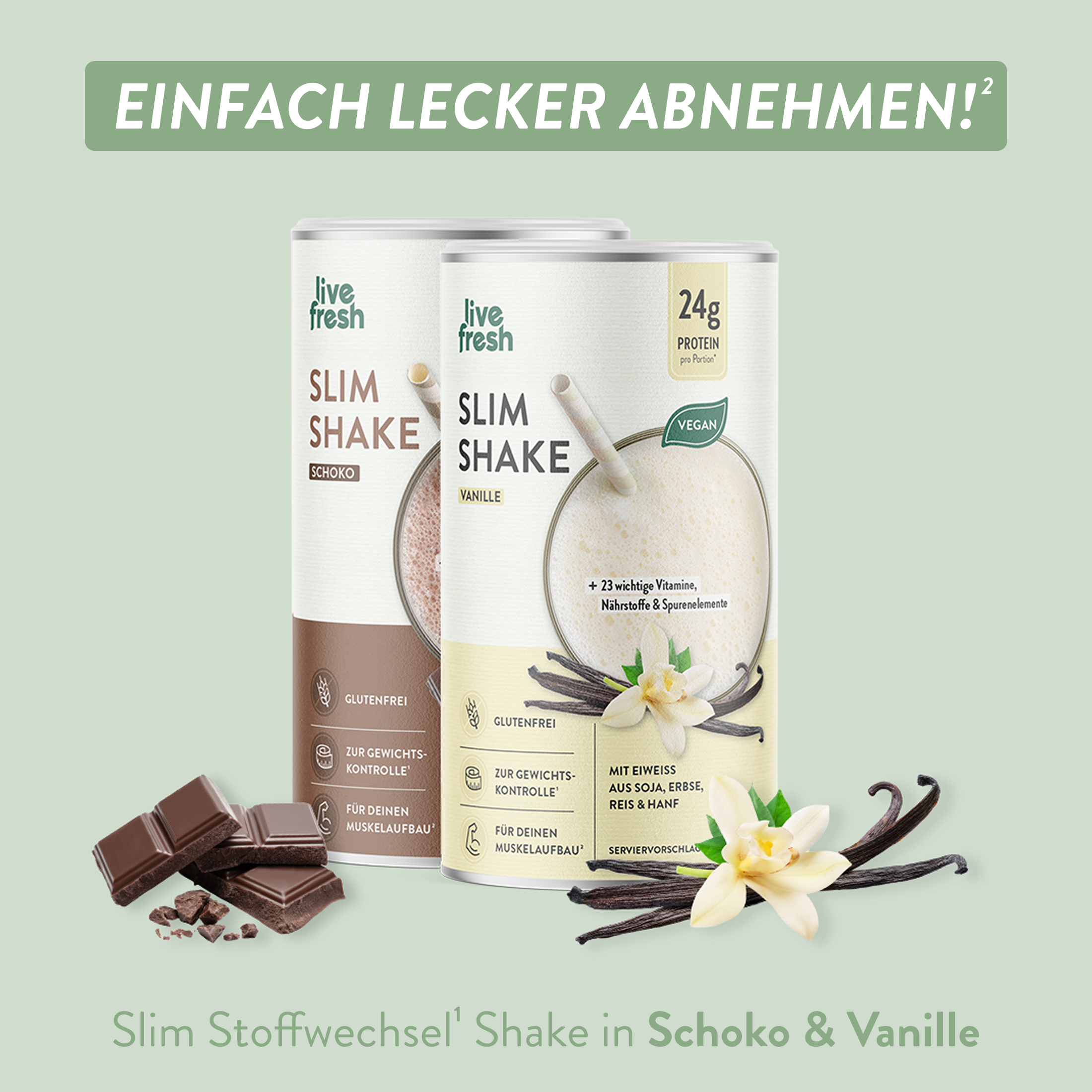 Nachfüllpakete Set – Abnehmen²